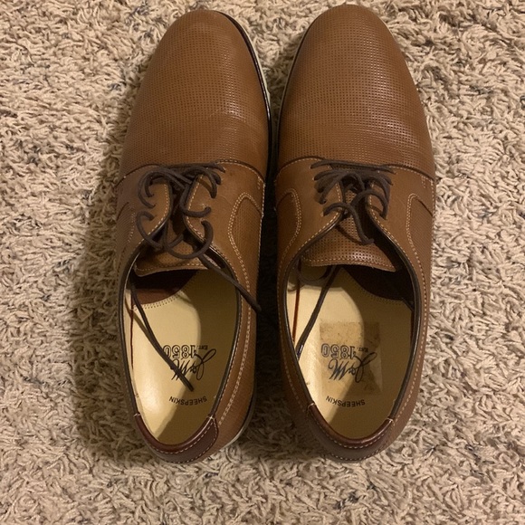 Johnston \u0026 Murphy Shoes | Martell Plain Toe Sheepskin J\u0026M Est 1850 | Color: Tan | Size: 10.5 | Timstevens675's Closet